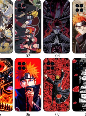 火影忍者晓 适用 OPPO A92/A53 5G/Reno4 SE/A72/A15/A35/realme/V13/V3/V11/V11S/Q3/Q3i/iPhone/viv手机壳