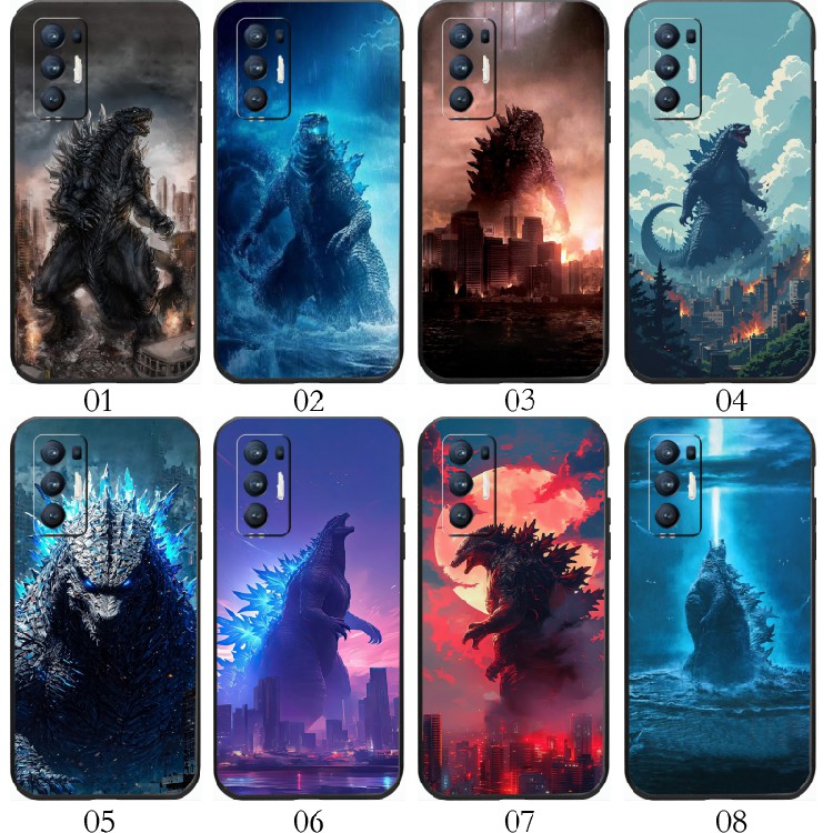 哥斯拉 适用 红米 Note 9 4G/K50 至尊/10 pro/Note 11 SE/K60/realme V5/x7/V15/Q2/Q3/手机壳