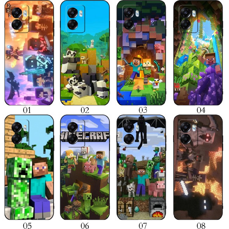 我的世界 苦力怕 适用OPPO K10x/A2x/K9x/K11x/A1x/A2/Reno 11/9/8/7/A57/K10/A1/A58x/A36 Find X3/X手机壳