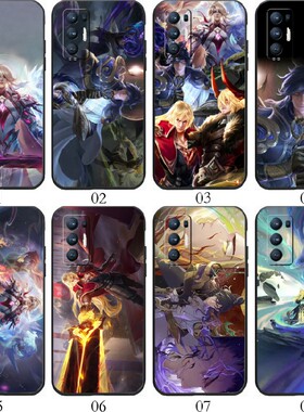 王者荣耀 李信 适用 OPPO Reno4 Pro/6+/K/5 Z/A52/A32/A93/A55/A95/A93s/A11s/A56/A55s/K9/K7x/Find手机壳