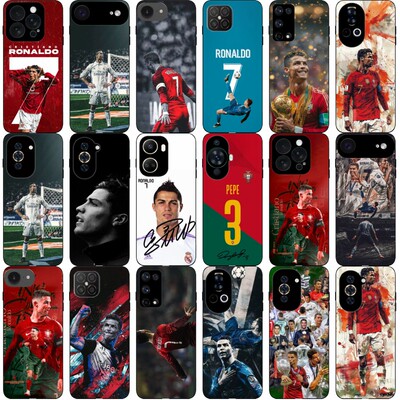 c罗cr7 适用iphone 11/13/min/12/pro/14/max/15/plus/16/17/xs/xr/16e/17e/7/8/X/华玻璃壳