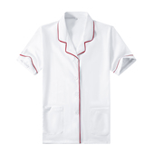 饭店后厨房衣服酒店餐饮学校食堂服长袖 幼儿园厨师工作服女款 短袖