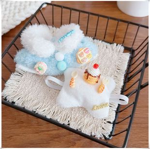 仅售娃衣自嘲熊娃玩偶挂件衣服套装10cm娃用可爱娃衣暖乎乎斗篷