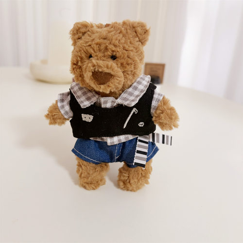 仅售衣服】jellycat巴塞罗熊包包挂饰钥匙扣12厘米娃衣小熊挂件衣