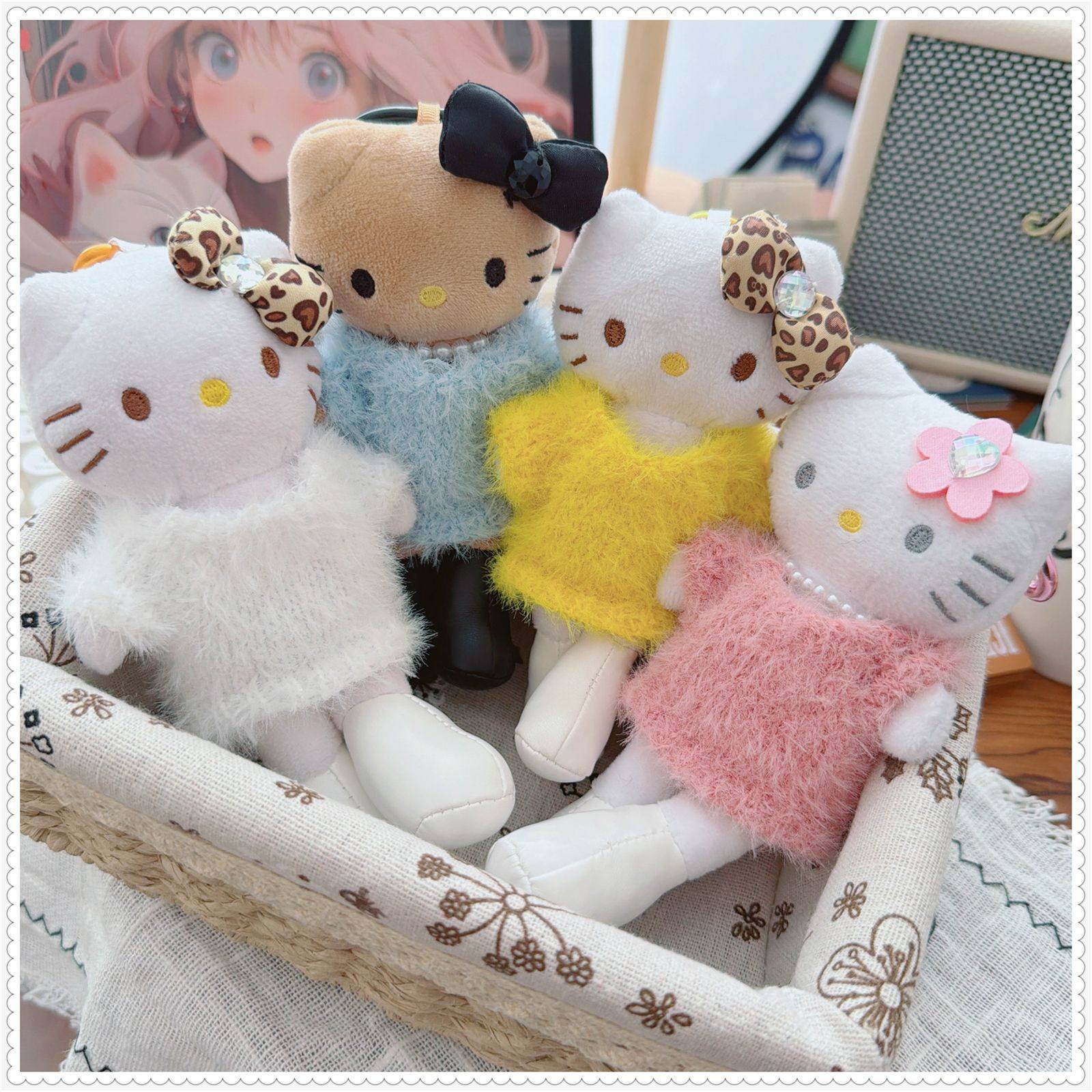 【仅娃衣】娃娃毛线可爱时尚毛衣围巾套装适配长腿KT玩偶公仔