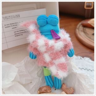 仅售衣服】比奇堡的居民娃衣服打工鱼娃衣毛衣围巾酷酷鱼娃衣着替