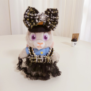 卫衣连衣裙 尼克小狐狸挂件娃衣服披肩朱迪钥匙扣套装 仅售衣服