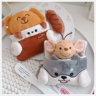 娃床10cm棉花娃娃海星体正常体15厘米法棍小狗柴犬床品被子床垫枕