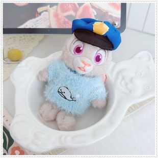 可爱毛衣 尼克小狐狸挂件娃衣服卫衣朱迪钥匙扣套装 仅售衣服