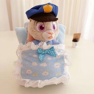 圣诞新年 尼克小狐狸挂件娃衣服披肩朱迪钥匙扣套装 仅售衣服