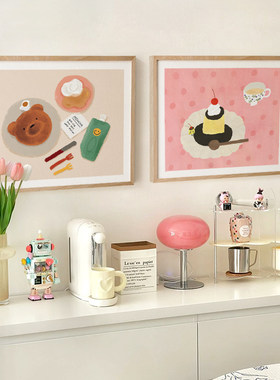 北欧电表箱装饰画免打孔可定制