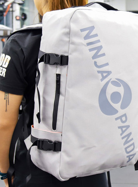 NinjaPanda健身背包油蜡帆布旅行徒步大容量防水油蜡帆布CrossFit