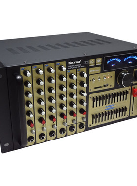 8粒功放管1941/5200大功率专业卡包功放机家庭影院K歌放播器功放