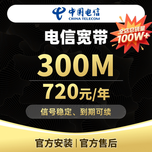 【宽带】上海电信宽带安装办理300M上海宽带官方安装