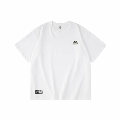 Crayon Shinchan蜡笔小新 小新Logo印花休闲宽松短袖T恤 男女同款