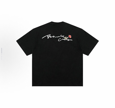 A chock 国潮美式潮牌打底休闲百搭舒适圆领短袖T恤 男女同款