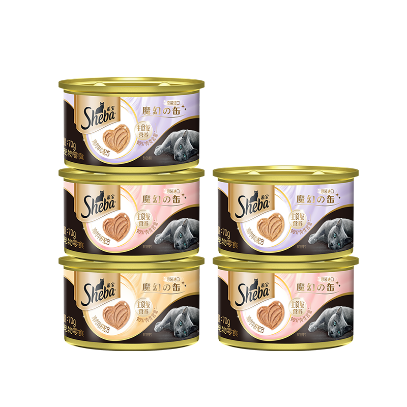 【香菇来了】 sheba希宝进口小心肝全价慕斯主食猫罐头营养鸡肉24