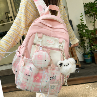 儿童书包女生小学生2026新款 三到六年级大容量女孩初高中轻便背包