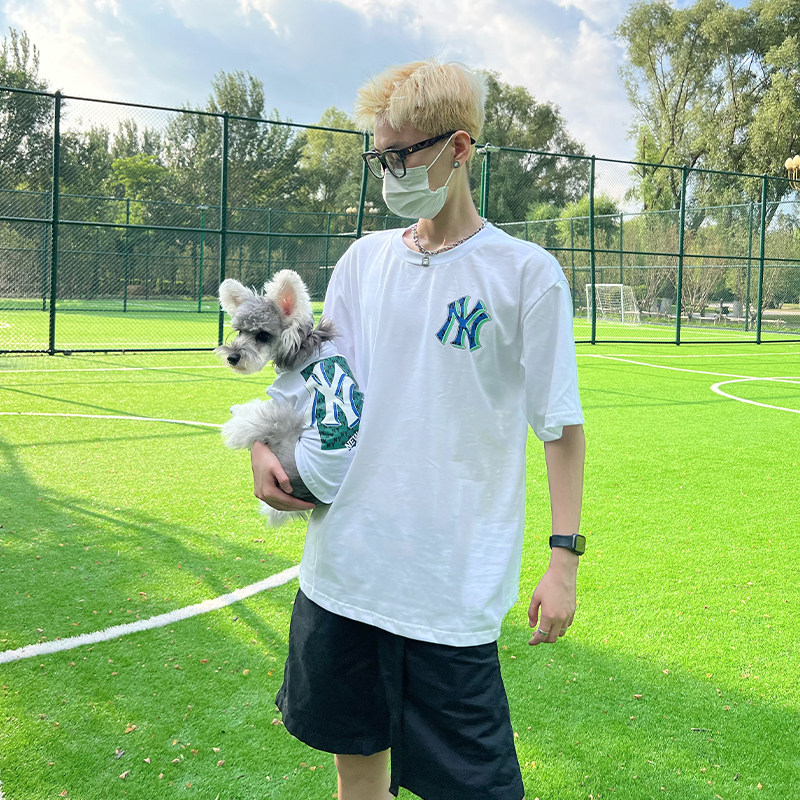 纯棉狗狗亲子装防脏网红夏季薄款