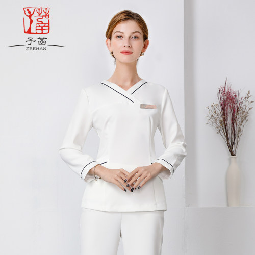 美容师工作服女高级素材模板 美容师工作服女高级图片下载 小麦优选