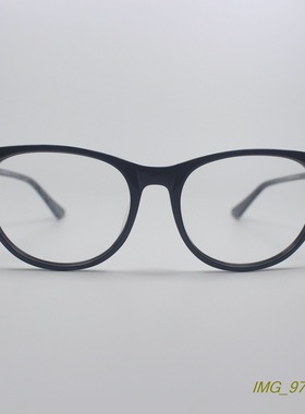 日系高品质手造板材近视眼镜框时尚个性潮猫眼款眼镜架黑色73648