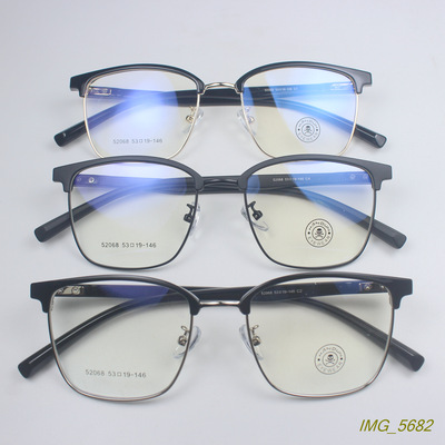 正品复古金属TR90眉镜近视眼