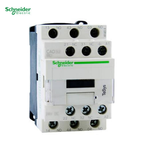 施耐德进口TeSysCAD系列直流控制继电器24VDC3NO+2NC；CAD32BD