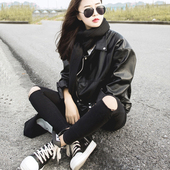 皮衣2025新款 女小个子加绒加厚外套机车酷飒风气质高级感夹克秋冬