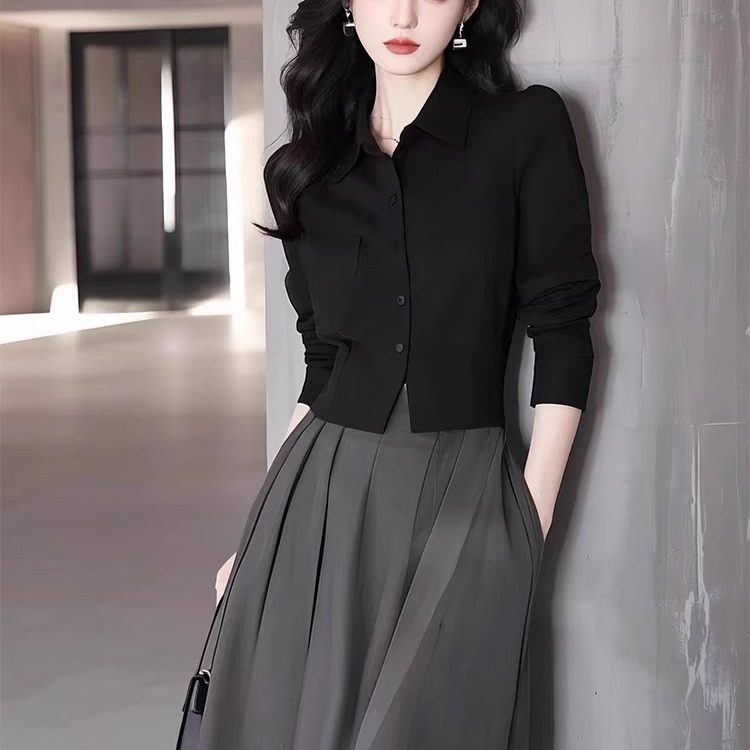 套装女早秋2025新款爆款高级感今年流行的漂亮裙子超火两件套裙装