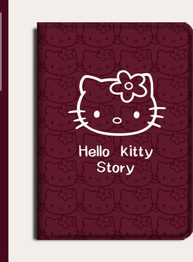 HelloKitty适用红米oppo红色vivoIQOO联想小新pad11寸女air保护壳2022拯救者Y700小米7/6/5pro/SE8.7寸平板套