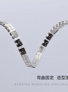 不锈钢龙骨架子卡扣铝扣LED灯珠固定扣硅胶灯带固定配件造型龙骨
