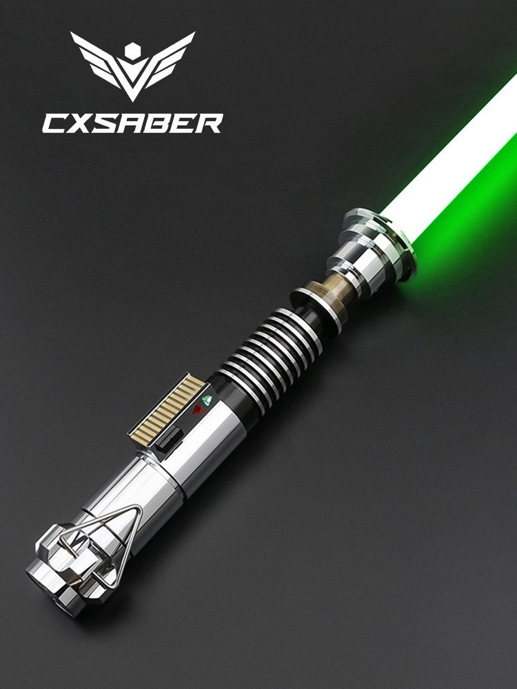 CXSABER 스타워즈 LUKE EP6 광선검 고급 금속 손잡이 픽셀 스타일 LUKE V1 레이저 검 재고 있음