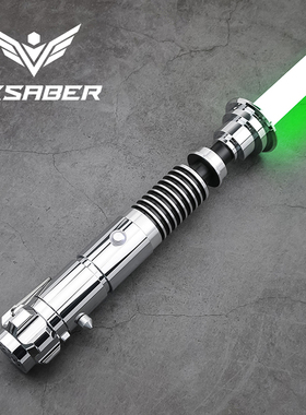 CXSABER星球大战卢克SE光剑像素款可实战对打挥舞发声原理激光剑
