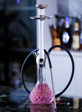 乌卡WOOKAH高档壶水烟壶全套装阿拉伯玻璃波兰酒吧Shisha木头烟斗