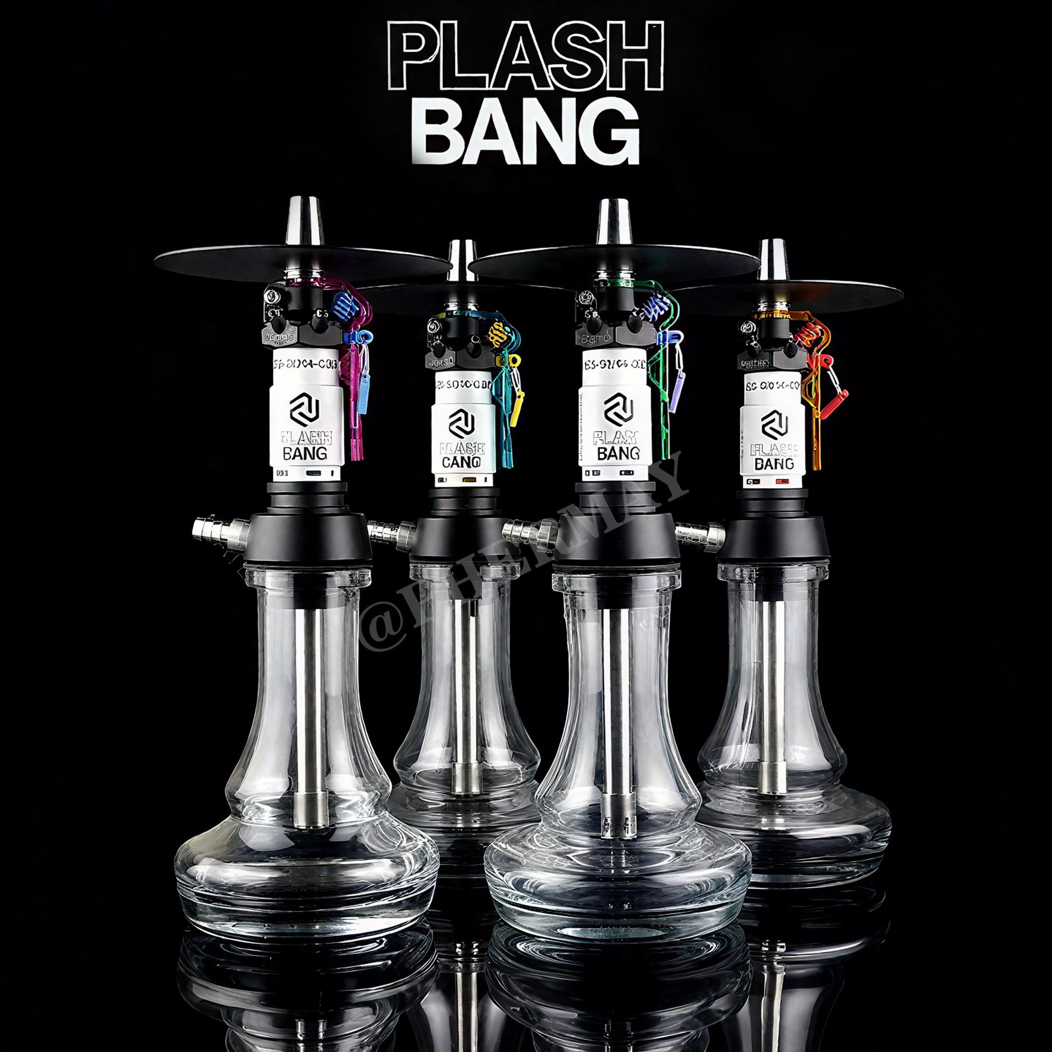 原版酒吧水烟壶hookah德国闪光弹爆款Amotion Flash Bang全套配件