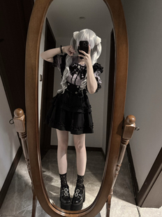 崩坏兔偶原创 量产型 蕾系 短袖背带裙套装 二团全款预约