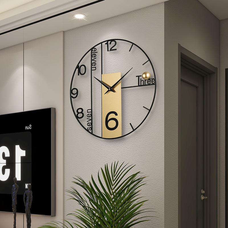 极简风创意挂墙装饰钟表