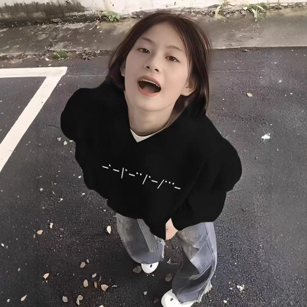 美式黑色连帽卫衣2025秋冬新款加绒加厚宽松外套