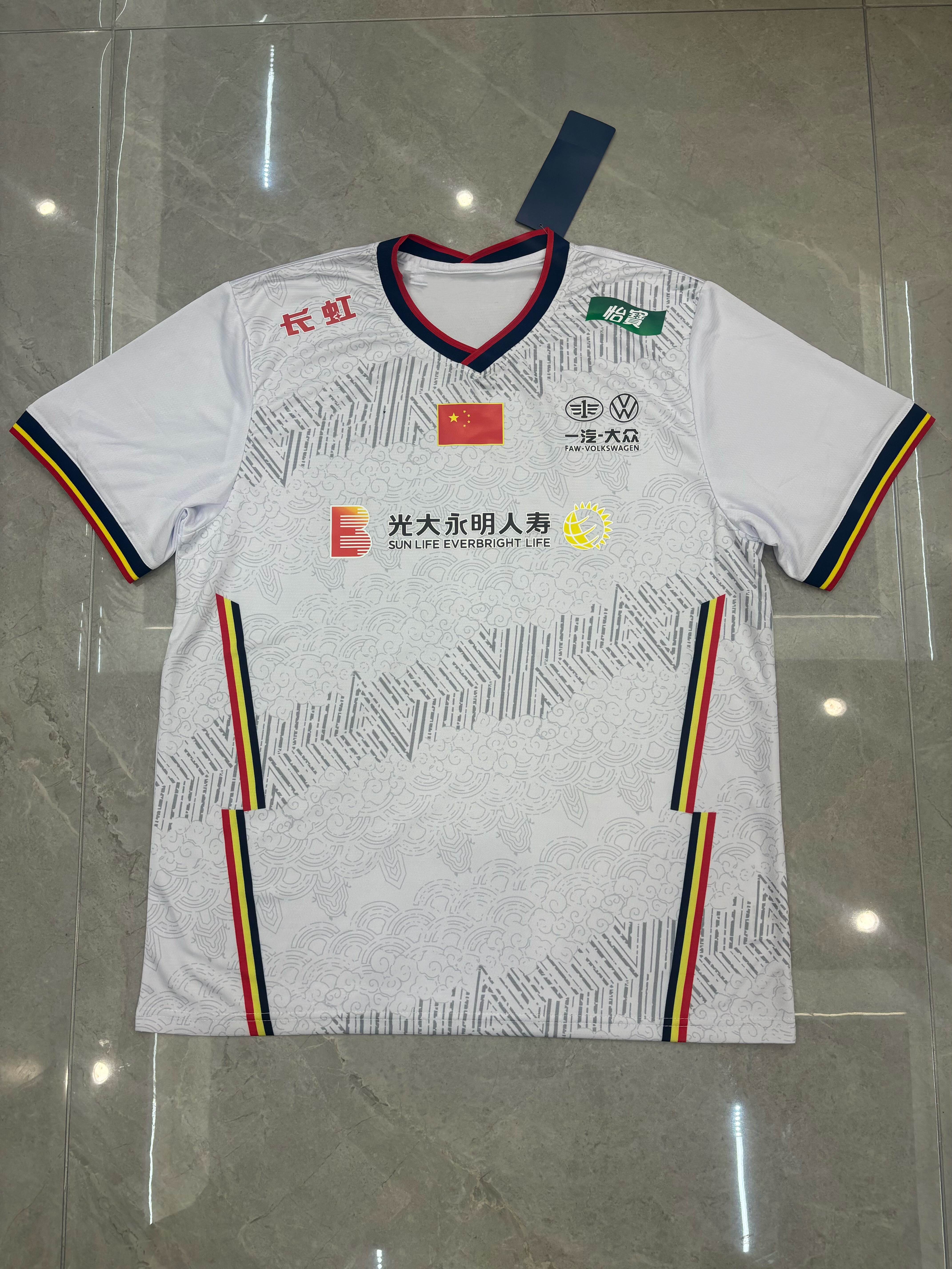 定制版羽毛球服中国队全英比赛情侣男款速干透气短袖上衣