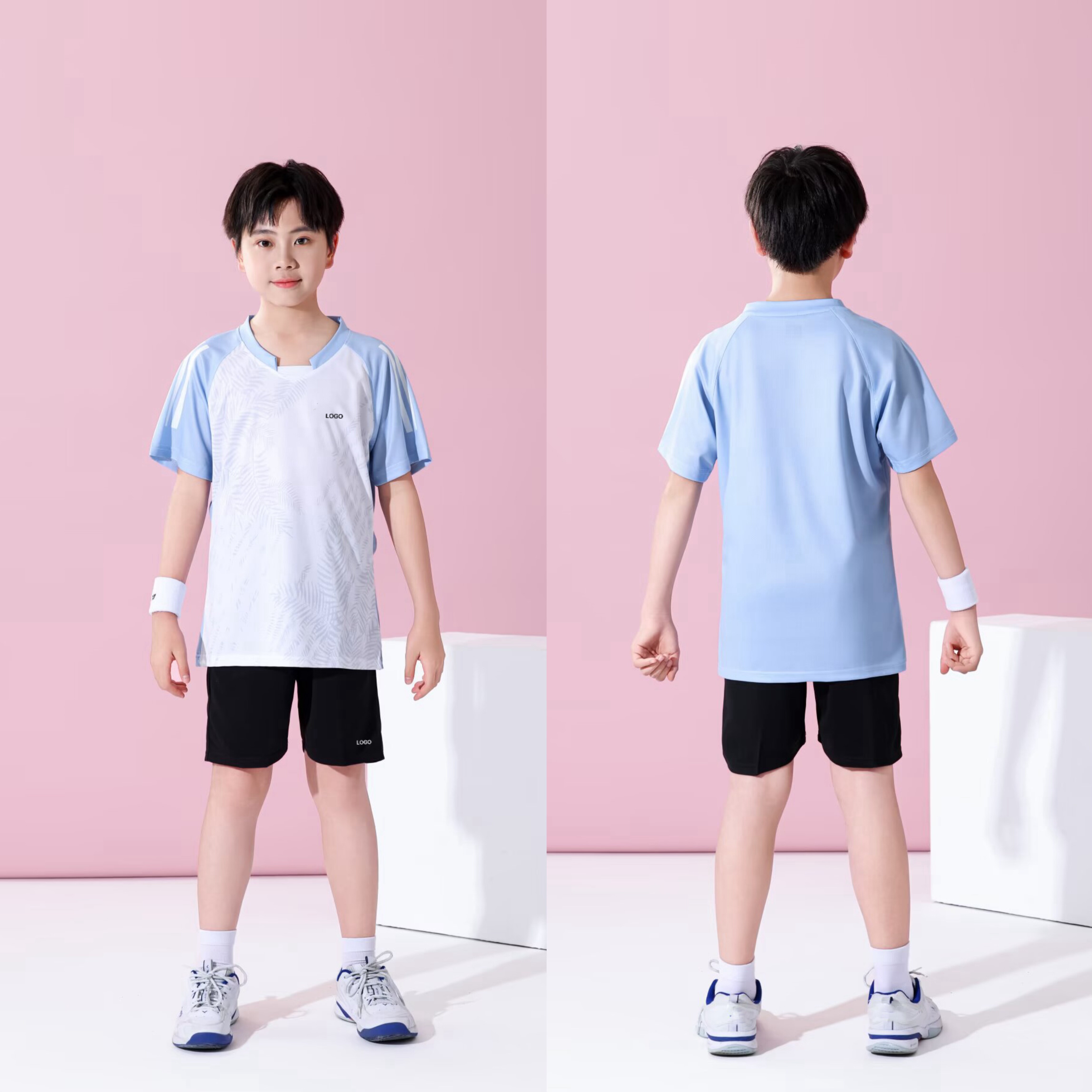 2026新款羽毛球服儿童短袖男女同款速干透气运动训练比赛休闲套装