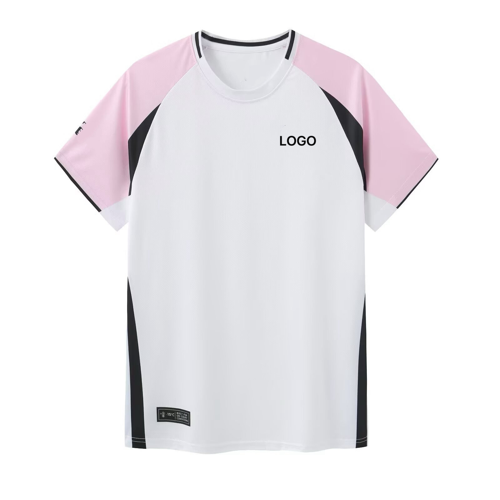 2025新款羽毛球服韩版樱花男女款运动训练比赛吸湿速干网球T恤