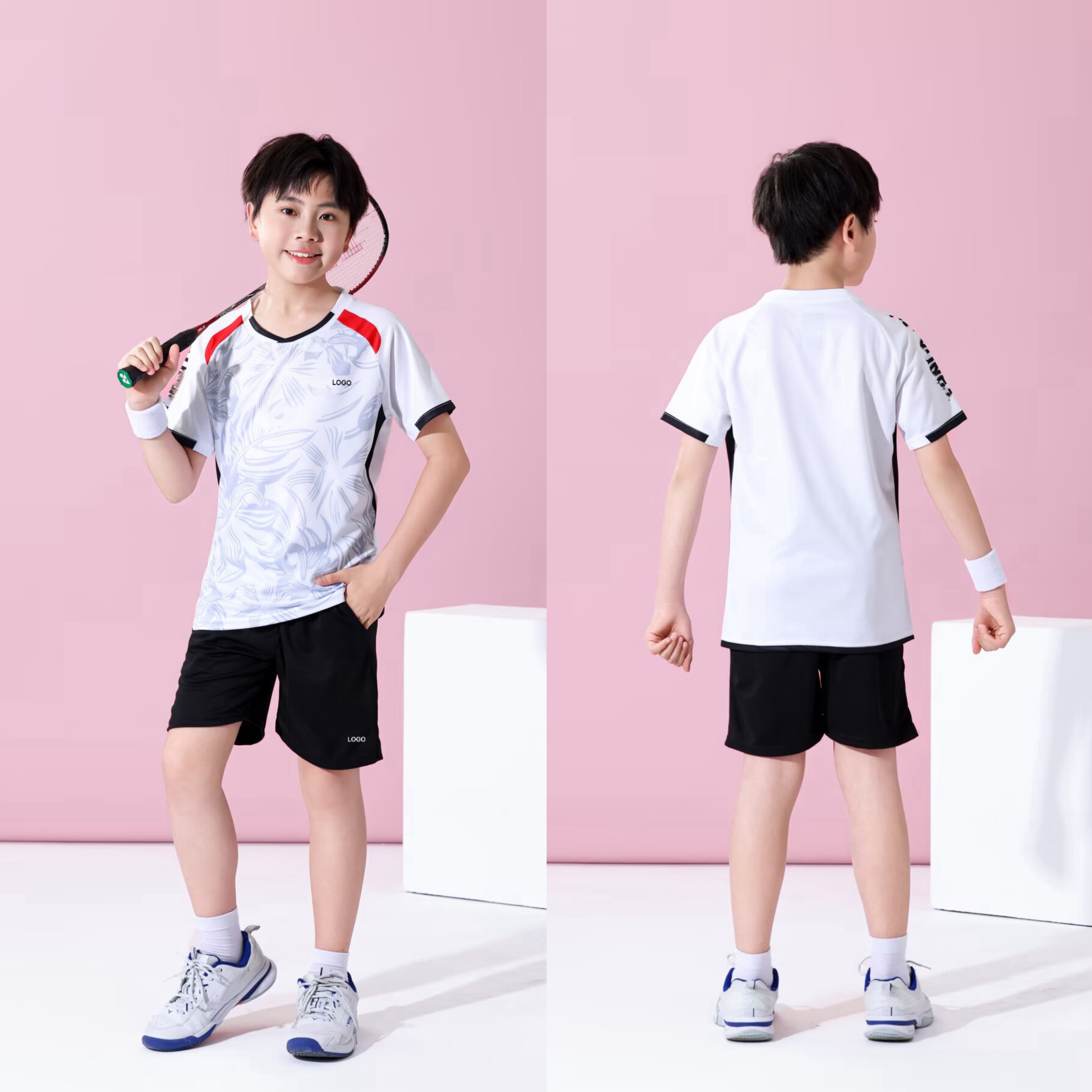 2026新款羽毛球服儿童套装速干透气运动训练比赛定制服