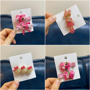 鸭嘴夹合集 中小女儿童发夹鸭嘴夹 对夹 默认微瑕尾货清仓 满