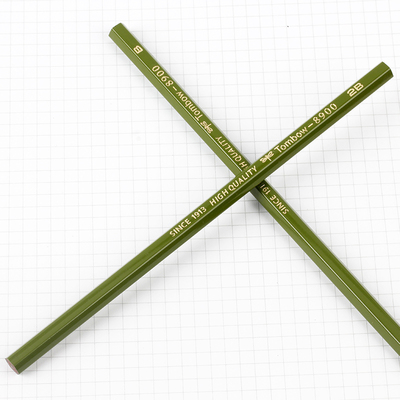 蜻蜓绿色作业轻便办公木杆铅笔