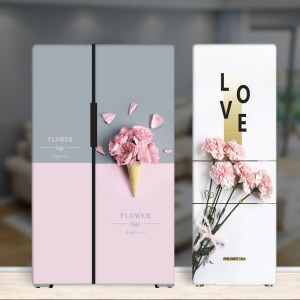 北欧轻奢整张创意防水冰箱贴纸