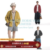 款 老钱风松弛慵懒杂色连帽针织毛衣 四季 羊毛混纺 Unvesno