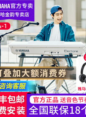 雅马哈双排键电子琴ELA-1专业儿童成人初学演奏双键盘便携双排键