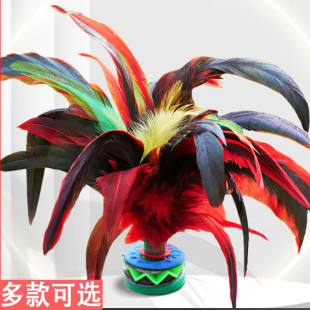 鸡毛毽子儿童小学生运动专用幼儿园比赛成人健身毽球踢毽键子耐踢