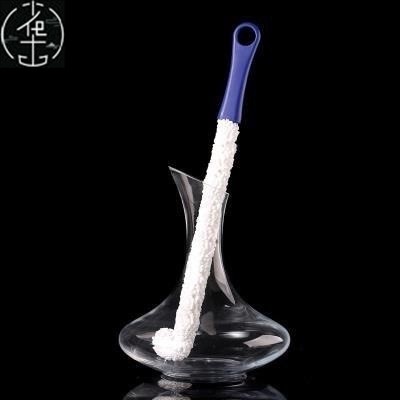 Flexible red wine goblet brush long handle sponge Wash Cup