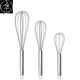 Balloon Whisk Stainless Milk Kitchen Egg Beater Steel Wire